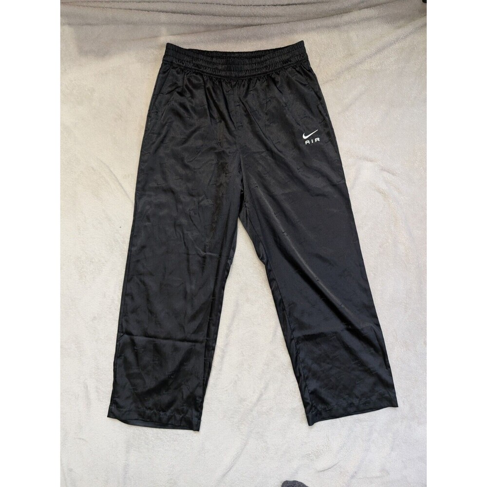 Nike Air Track Pants Logo All Over Black Mens Large RARE